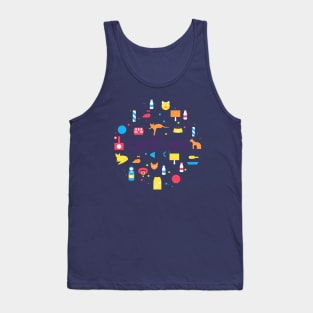 Pet Cat's Life Concept Tank Top